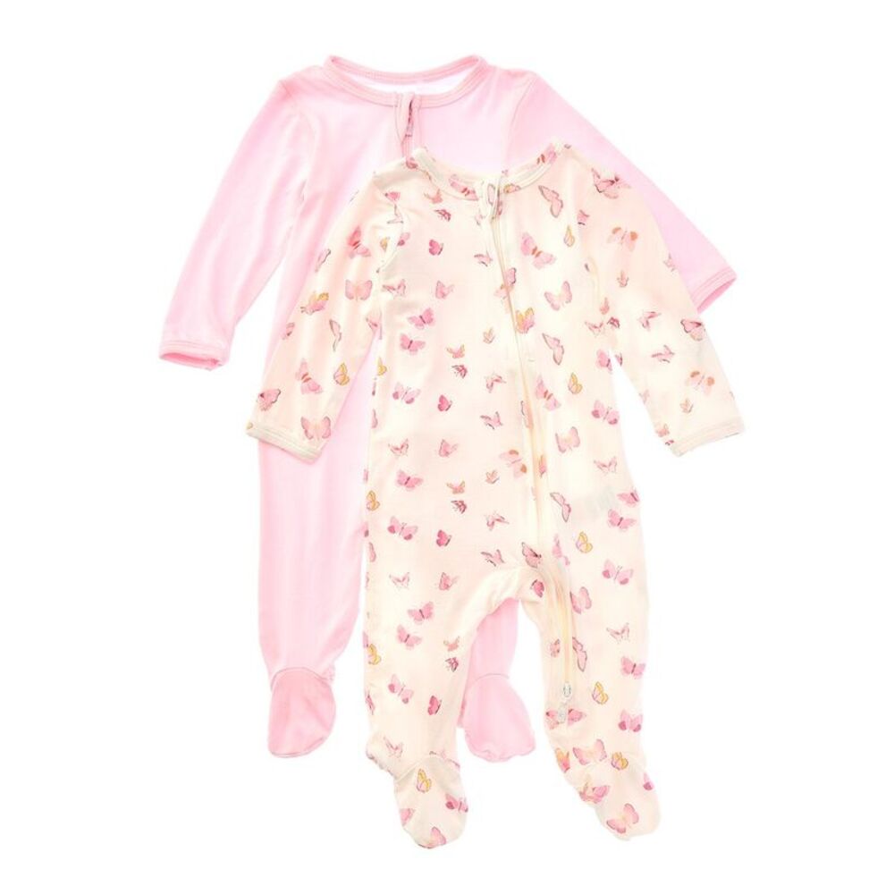 Shabby Chic  2Pk Footie Set, White